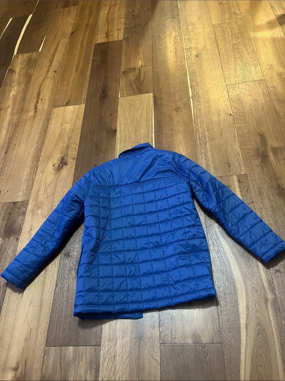 Quiksilver Kids Quilted Puffer Jacket in Royal Blue